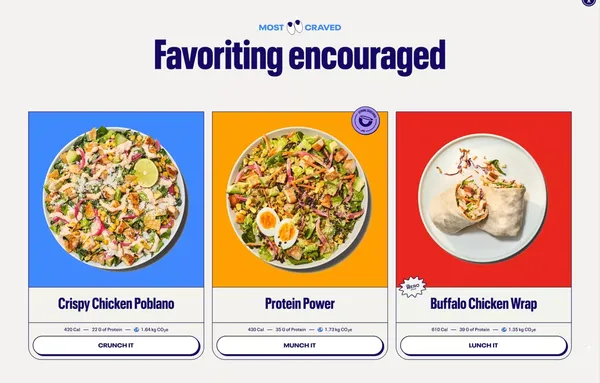 Salad Near Me | Just Salad - Landing design inspiration