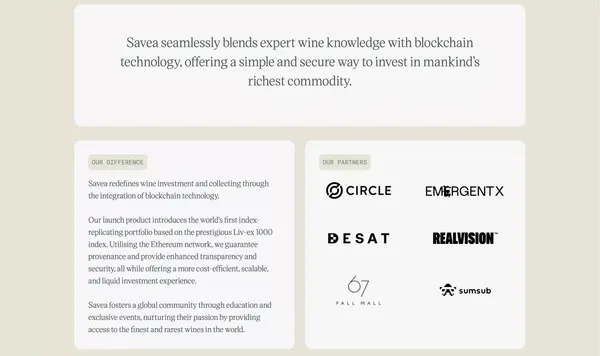 Revolutionising fine wine investment - Landing design inspiration