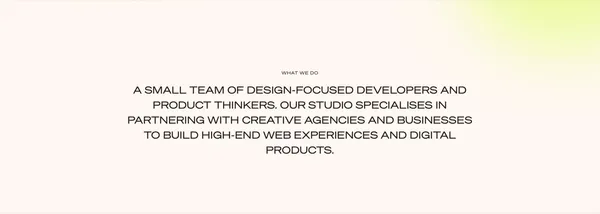 Midnight - Landing design inspiration