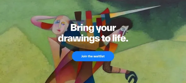 Wand – Bring your drawings to life. - Landing design inspiration