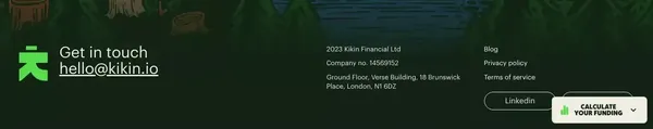 Kikin - Landing design inspiration