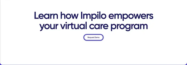Impilo | Remote Patient Monitoring Devices - Landing design inspiration