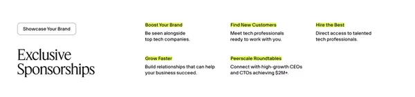 TechTO - Landing design inspiration