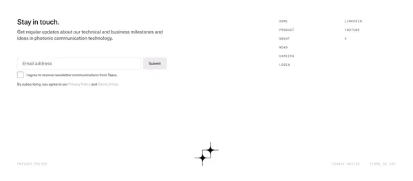 Taara - Landing design inspiration
