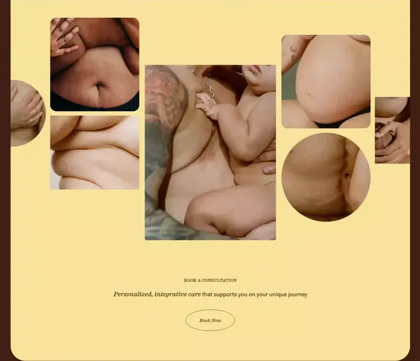 Empowering Women's Health & Maternity Care - Moxie - Landing design inspiration