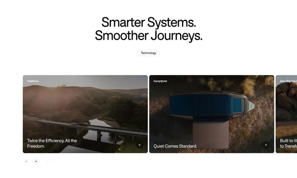 Lightship — Moving road trips to the electric age - Landing design inspiration