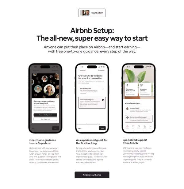 The Airbnb 2022 Winter Release - Landing design inspiration