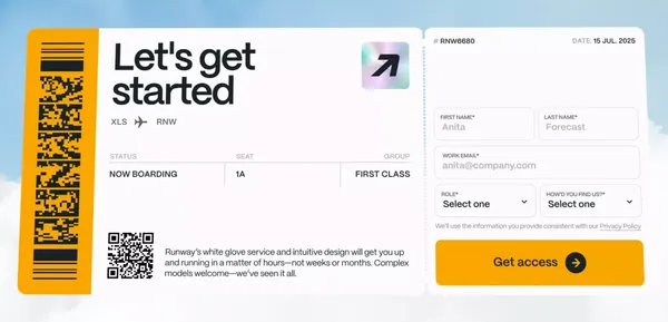 Runway / The finance platform your team doesn't hate. - Landing design inspiration