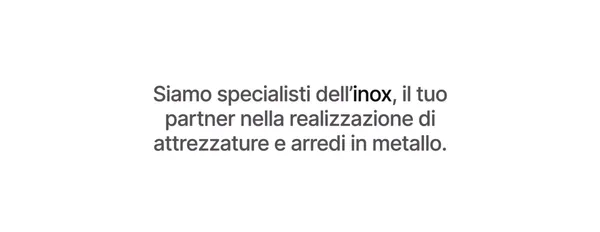 Icam INOX | Specialisti dell'inox - Landing design inspiration