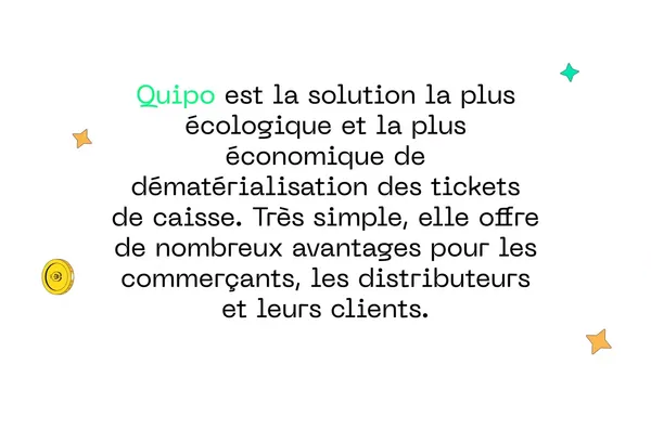 Quipo, la solution de dématérialisation de tickets réellement écologique - Landing design inspiration