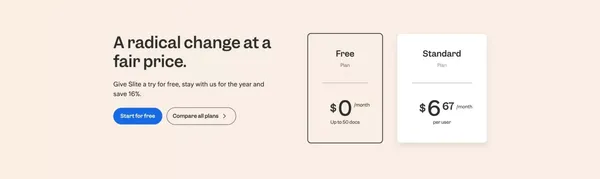 Slite – Your Modern Knowledge Base - Landing design inspiration