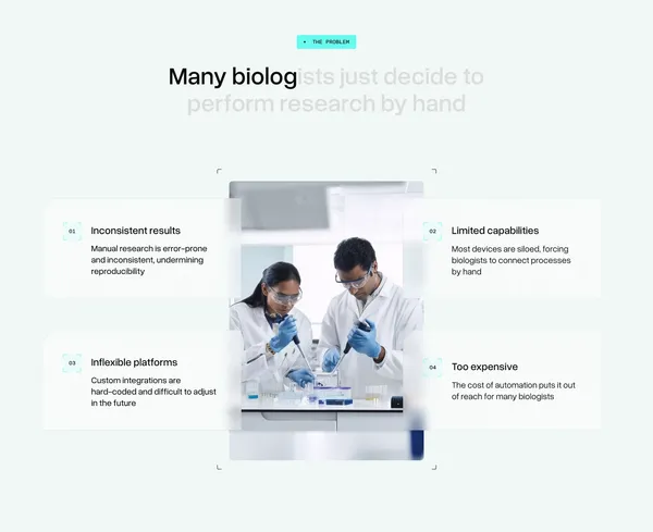 Full Lab Automation You Can Afford - Trilobio - Landing design inspiration