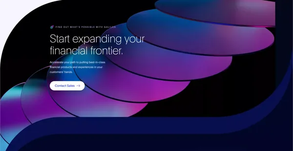 Galileo Financial Technology Platform | Banking, Fintech, APIs - Landing design inspiration