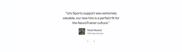 Urū is elevating the game - Landing design inspiration