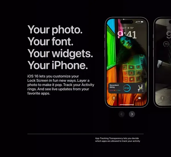 iPhone 14 Pro and iPhone 14 Pro Max - Apple - Landing design inspiration