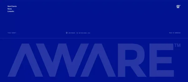 Aware™️ - Landing design inspiration