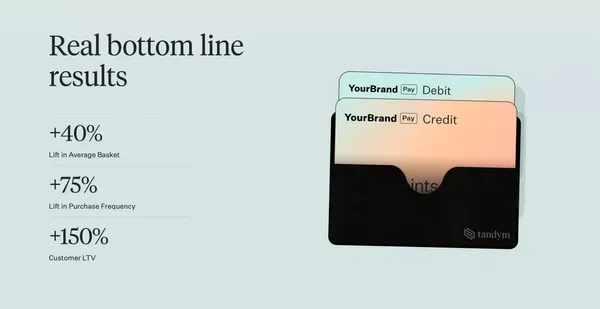 Tandym | Branded cards for the best brands - Landing design inspiration