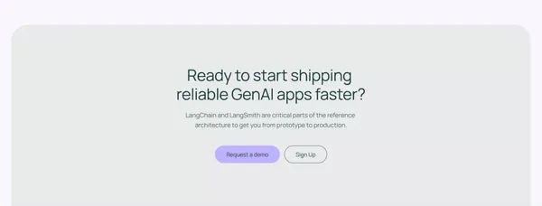 LangChain - Landing design inspiration