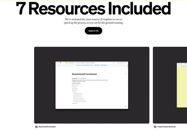 Brand Process Playbook by For Good Design Lab - Landing design inspiration