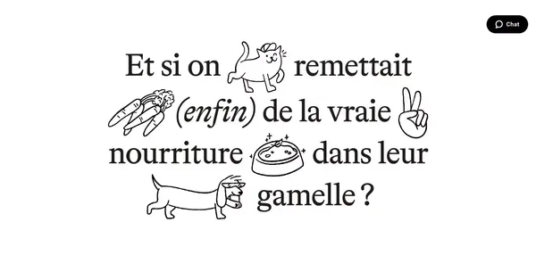 Pepette — Petfood Nouvelle Génération - Landing design inspiration