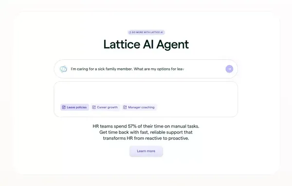 Lattice | The HR platform that people love - Landing design inspiration