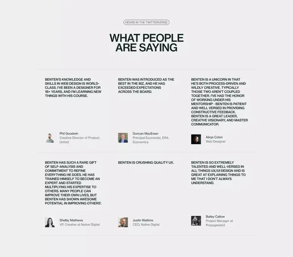 Intro to Web Design - Landing design inspiration