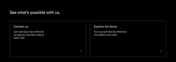 Customer Data Platform - Landing design inspiration