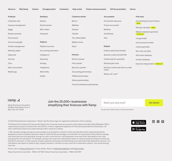 Corporate Travel Booking & Management Platform - Landing design inspiration