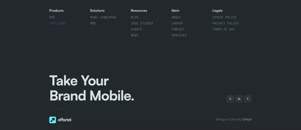 Effortel: Drive Telecom Revenue Growth | MVNE Solutions & Platforms - Landing design inspiration