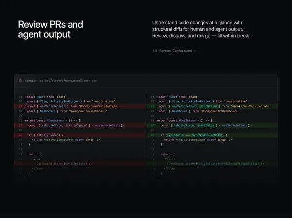 Linear – The system for product development - Landing design inspiration