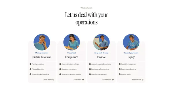 Chore | Free yourself from Admin - Landing design inspiration