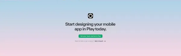 Play · Design mobile apps with the power of iOS & SwiftUI - Landing design inspiration