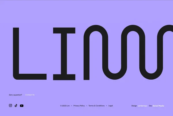 LimLondon | Homepage - Landing design inspiration