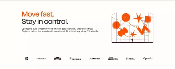 Zapier: Automate AI Workflows, Agents, and Apps - Landing design inspiration