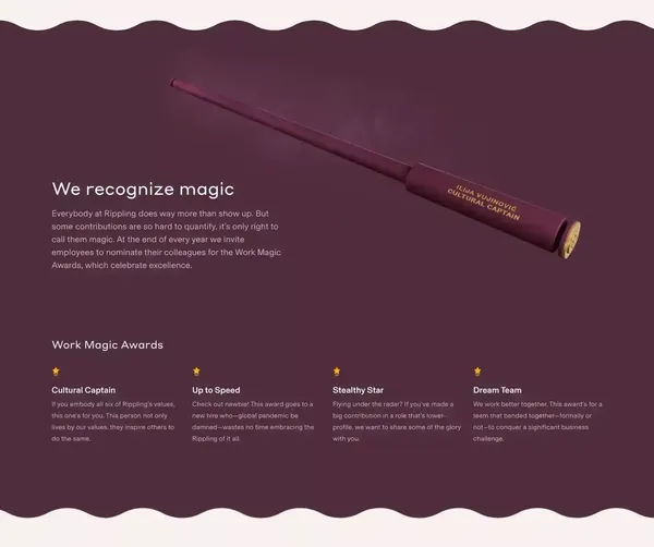 Rippling Careers & Jobs | Life at Rippling - Landing design inspiration
