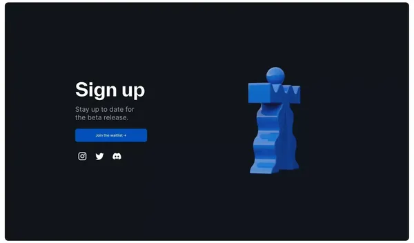 Maneken - Landing design inspiration