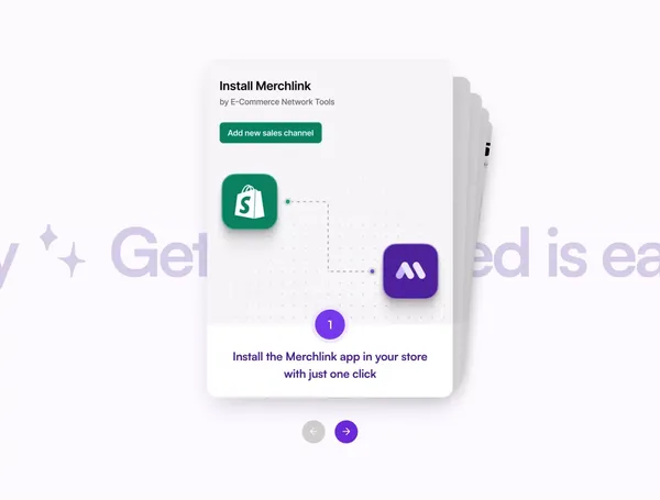 Merchlink: The New Era of Collaborative eCommerce - Landing design inspiration