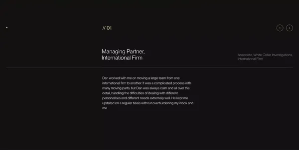 Veritas Partners - Empowering Legal Excellence - Landing design inspiration