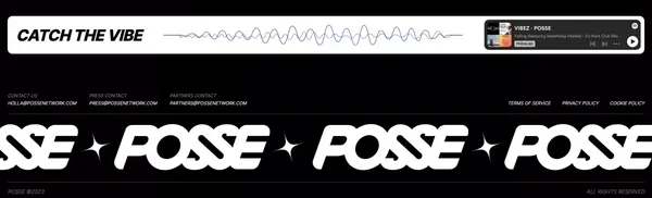 POSSE | Where friendship begins - Landing design inspiration