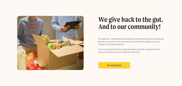 Gutly | Super friendly, to your sensitive tummy! - Landing design inspiration