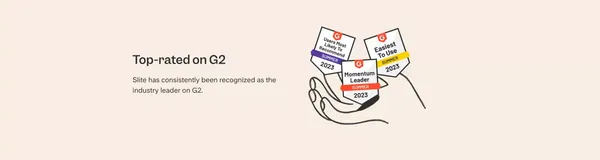 Slite - AI-powered knowledge base - Landing design inspiration