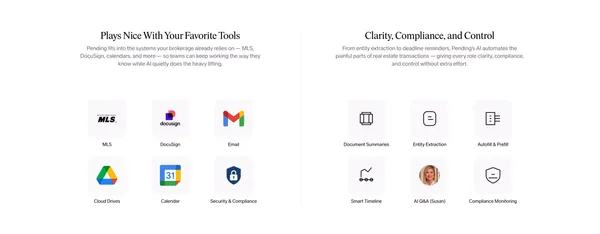 Pending.com - Landing design inspiration