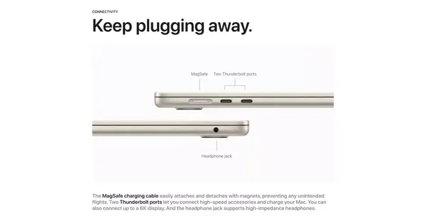 MacBook Air 13- and 15-inch with M2 - Apple - Landing design inspiration
