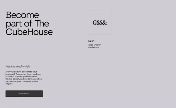 The CubeHouse · Creating New Dimensions · The CubeHouse - Landing design inspiration