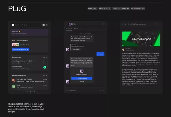 DevRev | Product Led Support - Landing design inspiration