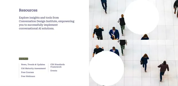 Conversation Design Institute | CDI Academy - Landing design inspiration