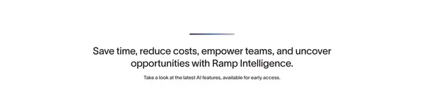 The Future of AI in Finance is Here | Ramp Intelligence - Landing design inspiration