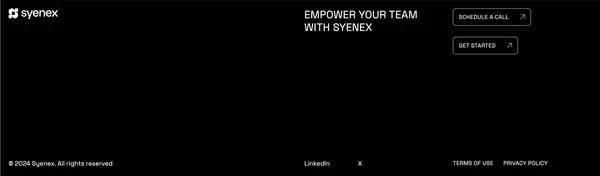 Syenex - Landing design inspiration