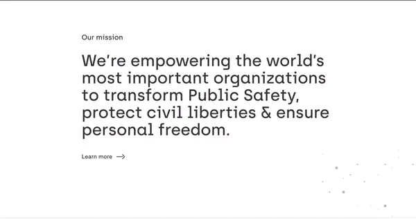 The Advanced Public Safety Platform | Peregrine - Landing design inspiration