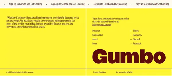 Gumbo | Find Recipes Using The Ingredients You Have at Home - Landing design inspiration